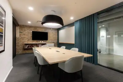 Find an office space for rent that’s configured to support teams of 10 employees and meets all your...