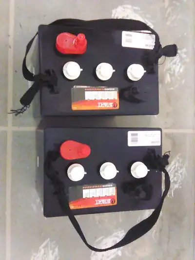 2 - UStart 220AH 6 Volt Deep Cycle Batteries, View more