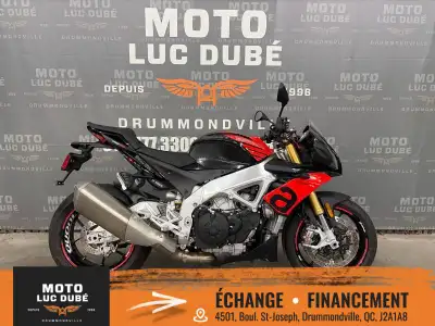 2019 Aprilia Tuono V4 1100RR Aprilia Tuono V4 1100RR 2019 SEULEMENT 1 923 KM FREINS ABS TRACTION CON...