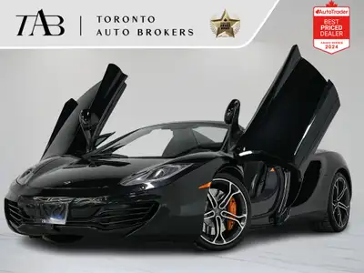 The 2014 McLaren MP4-12C Spider is a stunning blend of cutting-edge technology. This local Ontario v...