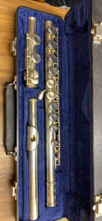 Jupiter Flute. With case and cleaning rod. Cleaned and polished
