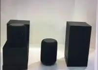 Smart speaker with 360° speaker and subwoofer