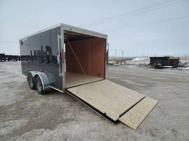 2026 FACTORY OUTLET TRAILERS 7x14ft Enclosed Cargo in Cargo & Utility Trailers in Calgary - Image 6