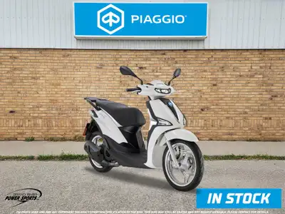 GRAND RIVER POWER SPORTS Straight forward pricing, no hidden fees. 2025 Piaggio Liberty 150 FOR THE...