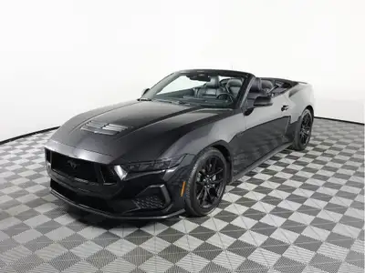 Built to dominate the open road, our 2025 Ford Mustang GT Premium Convertible pairs power with style...