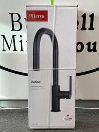 Zanna 1-Handle Pull-Down Kitchen Faucet F-529-7ZNB - NEW