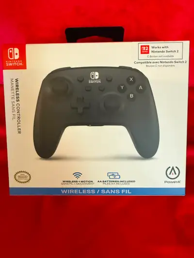 Nintendo Switch Black Wireless Controller~NIB, View more