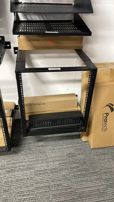 PROTECH OPEN RACK 12U 450 - 600 MM ADJUSTABLE, View more