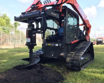 Premier Attachments offers three types of skid steer loader auger drives: Standard Duty, Heavy Duty,...