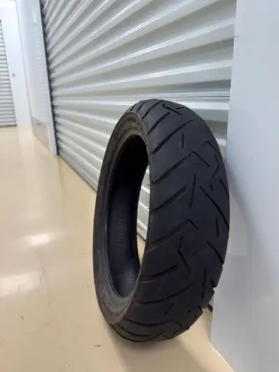 Size 170/60 R17 Motorcycle tire Pirelli Scorpion Trail Price: $50 Pickup Location: Dymon Storage, 14...