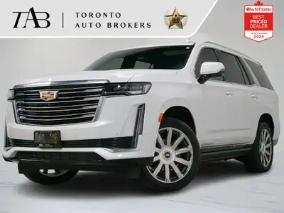 This 2023 Cadillac Escalade Premium Luxury Platinum is a local Ontario vehicle with a clean Carfax r...