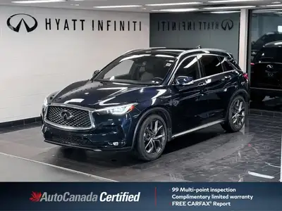 Only 45,621 Miles! This INFINITI QX50 boasts a Intercooled Turbo Premium Unleaded I-4 2.0 L/121 engi...