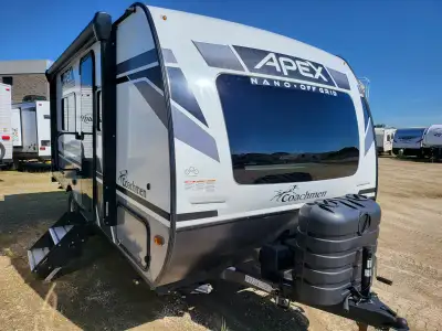 Meet our very well-maintained Used 2024 Apex Nano 187RB, a lightweight travel trailer that keeps thi...