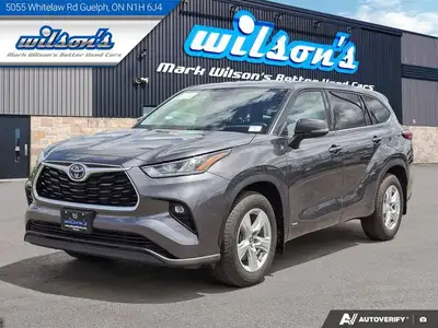 Come see this certified 2022 Toyota Highlander Hybrid LE AWD | Carplay and Android Auto | Blindspot...