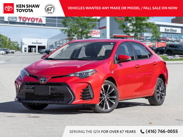 2018 Toyota Corolla SE SUNROOF / ALLOY WHEELS / HEATED SEATS in Cars & Trucks in City of Toronto