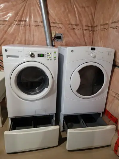 GE Washer and Dryer, View more
