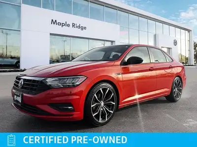 The 2019 Volkswagen Jetta Highline, presented in eye-catching Habanero Orange Metallic with a sophis...