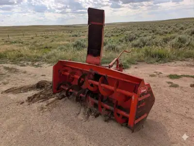 1997 INLAND DA92 92 INCH 3PT HITCH SNOW BLOWER - Dual Auger, 60 HP Requirement, 540 PTO, Hydraulic S...