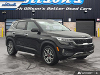 Look at this certified 2022 Kia Seltos SX Turbo AWD | Leather | Sunroof | Heated Seats + Wheel | Car... (image 6)