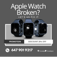 Apple Watch Broken Screen Glass Repair Same Day!