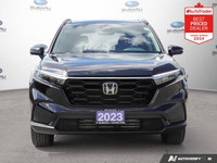New Price! Odometer is 25680 kilometers below market average! Black 2023 Honda CR-V Sport One Owner... (image 7)