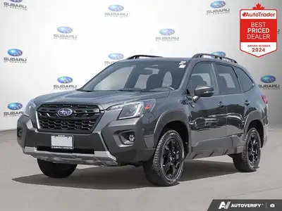 Recent Arrival! New Price! Magnetite Gray Metallic 2025 Subaru Forester Wilderness CPO | Sunroof | E...