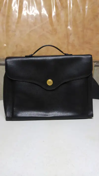 Leather Attaché Case Ladies 3 compartments 15Lx3Wx10.5H Embossed, View more