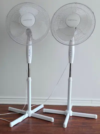 Hampton Bay Pedestal Fans (2-Pack) – Like New, View more