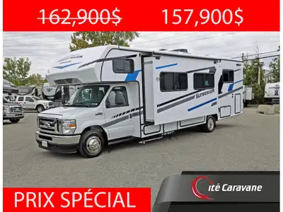 Forest River Sunseeker 2850 LE 1 extension CLASSE C Tissu : Dove grey, boiseries : River Teak: Ford...