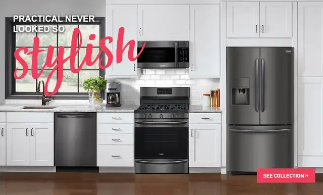 Black Stainless Appliances - *In Stock * in Refrigerators in Bedford - Image 2