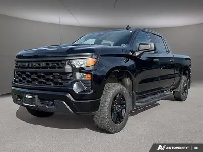 Conquer any horizon in this rugged 2024 Chevrolet Silverado 1500 Custom Trail Boss. Dressed in a com...