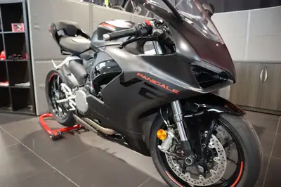 Argyll Motorsports 2025 Ducati Panigale V2 Black on Black Sporty and elegant soul. The Panigale twin...