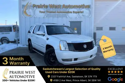 Welcome to Prairie West Automotive. 2011 Cadillac Escalade Luxury Call: (306) 380-8858 Text: (306) 3...