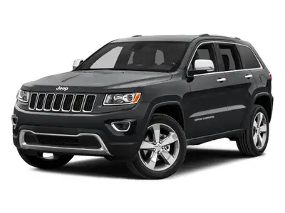 The 2015 Jeep Grand Cherokee Laredo in a refined gray finish, paired with a 44 drivetrain, effortles...