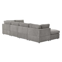 NEW 6 PIECE CORDUROY SECTIONAL SOFA LIVING ROOM FURNITURE BT2522 Saskatoon Saskatchewan Preview