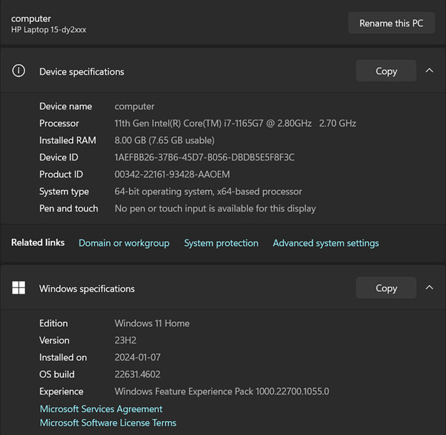 HP 15-dy2228ca Laptop - 15.6", 512 GB SSD in Laptops in Ottawa - Image 3