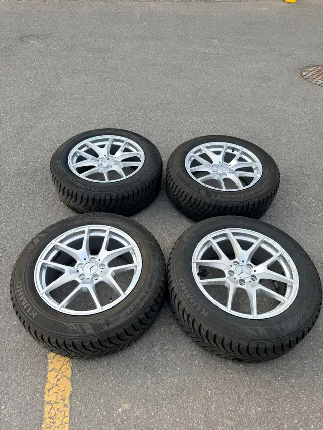 235/60/18 mercedes GLC300 GLC43 EQC EQE Winters 5x112 in Tires & Rims in Mississauga / Peel Region - Image 7