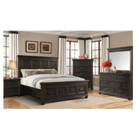 Highend Wood 8pc BED ROOM SUITE,BUILT IN USB Starting at $349