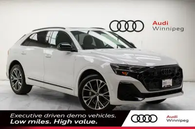 This Audi Q8 boasts a Intercooled Turbo Gas/Electric V-6 3.0 L/183 engine powering this Automatic tr...