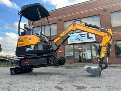 TOUTE NOUVELLE EXCAVATRICE CAEL AU PRIX LE PLUS BAS Pouce hydraulique de 2 tonnes, flèche pivotante,...