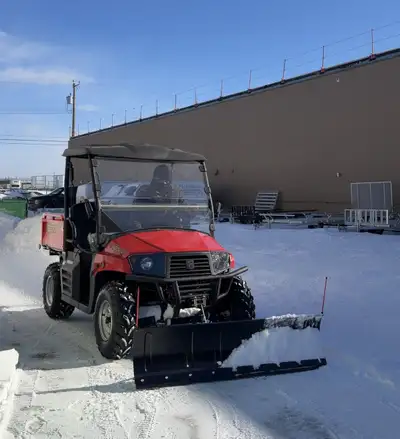 HISUN HS400 Winter Package – Side by Side with 60” Snow Plow Fully Equipped. Winter Ready. Save as a...