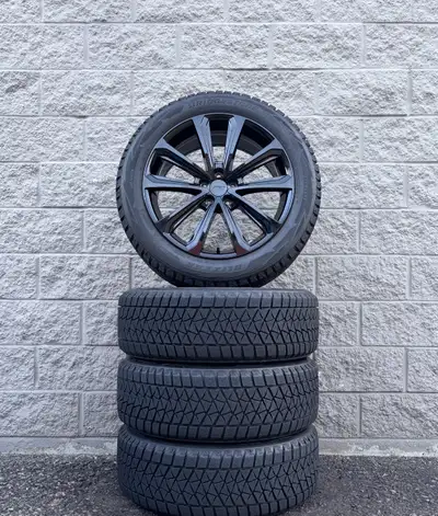 Winter / Snow Bridgestone Blizzak DM-V2 19 Tires And Replica ART Element Gloss Black 19 Inch Wheels....