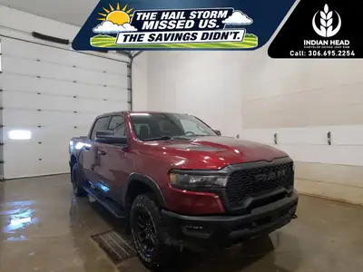 The 2025 Ram 1500 Rebel Crew Cab 4x4 is built for adventure, combining off-road capability, bold sty...
