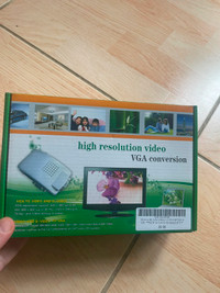 High Resolution Video VGA Conversion Video and S-Video to VGA
