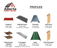 Metal Roofing & Siding Panels - Alberta Direct Metal