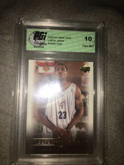 LeBron James - rookie card - good investment , View more