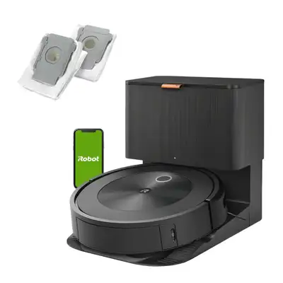 NEW IROBOT ROOMBA J8+ ROBOT VACUUM + BONUS 2 DIRT DISPOSAL BAGS, View more