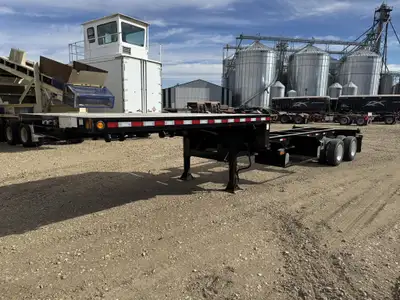 UNUSED 2020 RAJA Container Chassis or Genereator Trailer 11 foot neck 20 deck for 20 foot container....