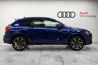 The 2025 Audi Q3 Progressiv in a captivating Navarra Blue Metallic with a sophisticated Black interi... (image 2)