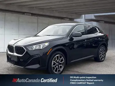 Imagine confidently commanding the streets in this black 2025 BMW X2 xDrive28i Sport Utility, a rema...